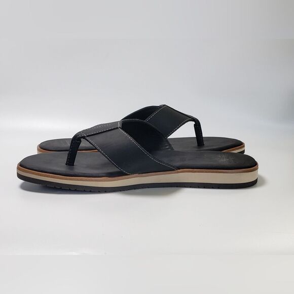 Warfield & Grand Men's Leather Sandals Flip flops Size 9 - Picture 5 of 10